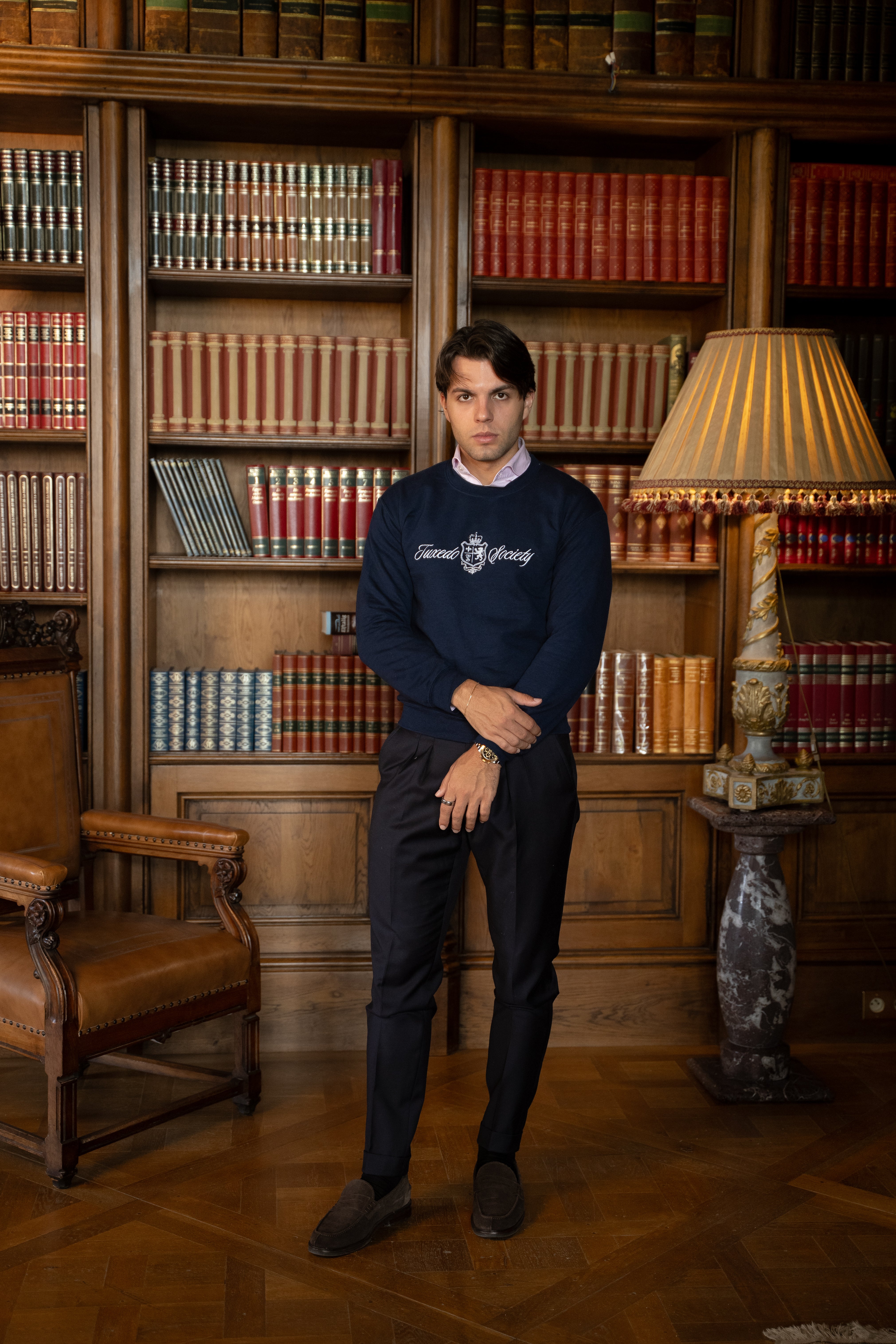 TS College Crewneck - Blue